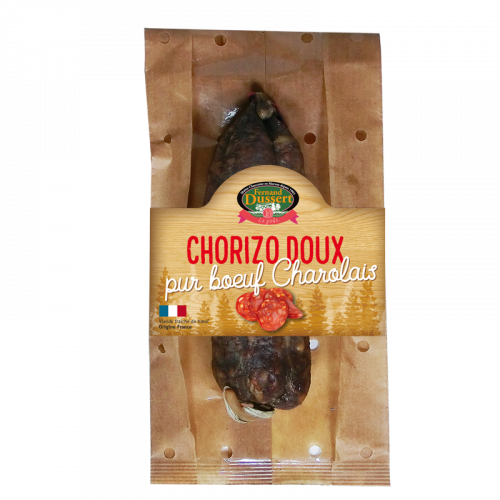 Chorizo doux pur Boeuf Charolais 200g