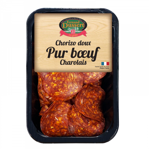 Chorizo doux pur Boeuf Charolais 200g