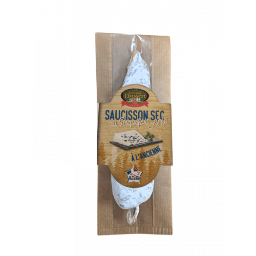 Saucisson sec au Roquefort AOP 200g Fernand Dussert