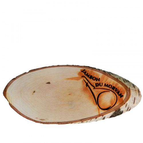 Planche à découper en bois "Jambon du Morvan"