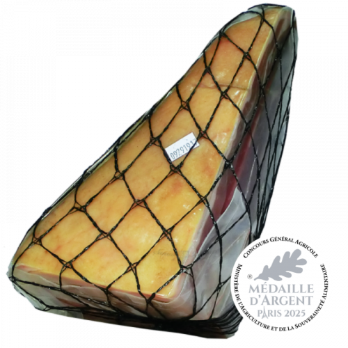 Quart pointe de Jambon sec du Morvan 9 mois 1,3kg Médaille d'argent CGA 2025